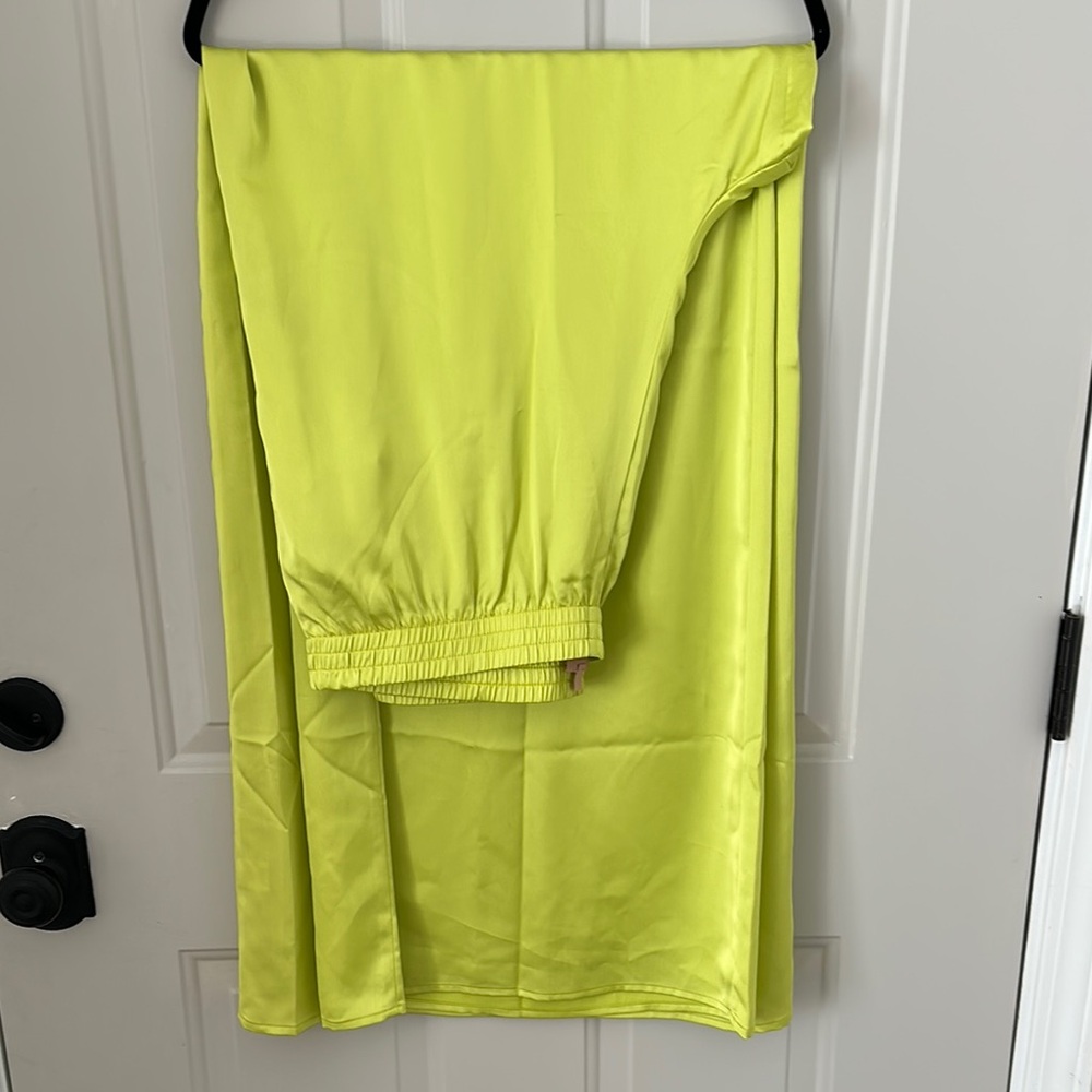 Show Me Your MuMu Lime Wide Leg Pants